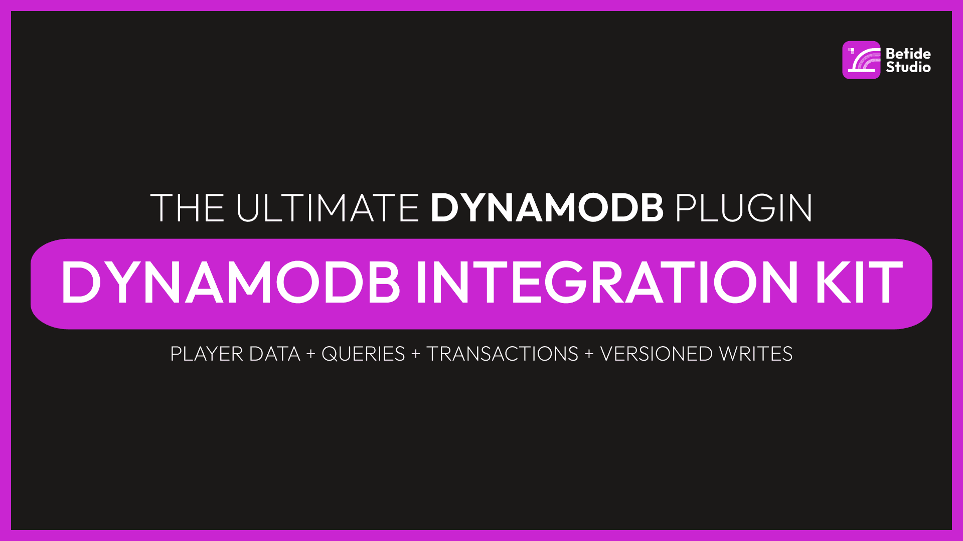 DynamoDB Integration Kit